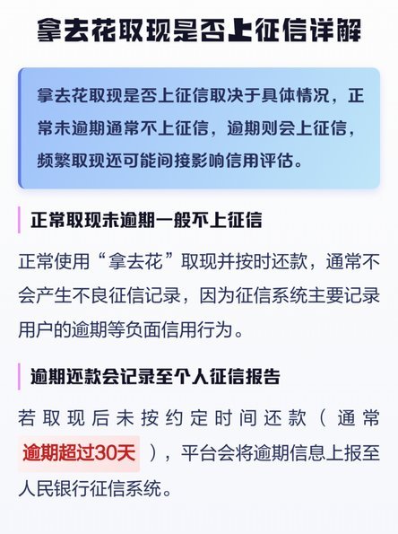 拿去花取现要多久 取出来