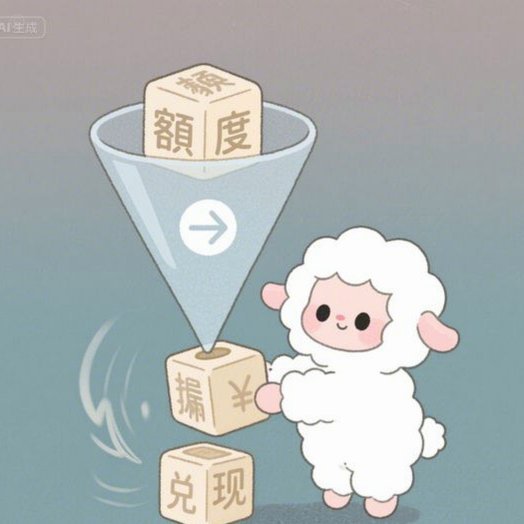 羊小咩享花卡包消费额度提现
