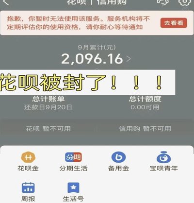 套花呗什么后果